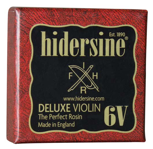COLOFONÍA DELUXE PARA VIOLÍN, NEGRA  HIDERSINE  6VX - herguimusical