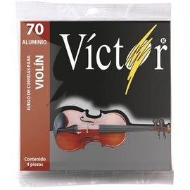 JGO DE CUERDAS PARA VIOLIN VICTOR VCVI-70 - herguimusical