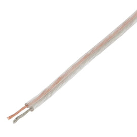 CABLE POR METRO CAL. 16 POLARIZADO TRANSPARENTE PARA BOCINA  VOLTECK   CABO-16P - Hergui Musical