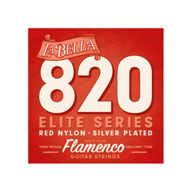 JGO DE CUERDAS NYLON ROJO FLAMENCO LA BELLA 820 - Hergui Musical