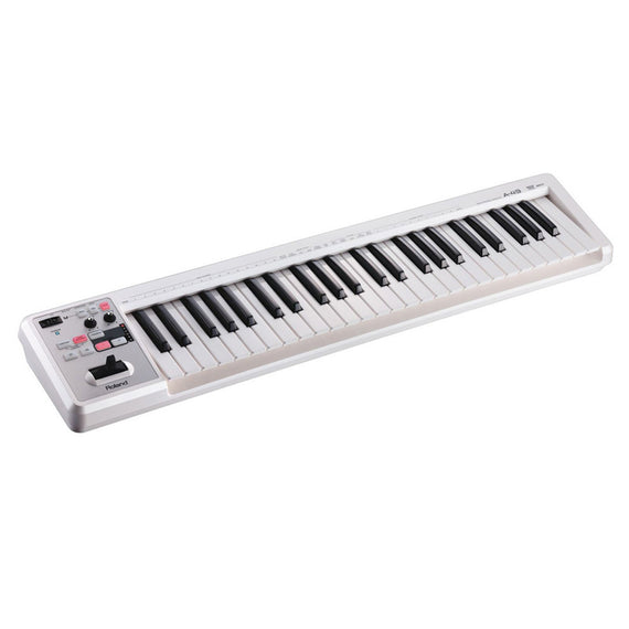 Controlador MIDI de 49 teclas PC/Mac USB color negro  ROLAND   A-49-WH - Hergui Musical