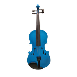 VIOLIN 4/4 ESPECIAL, INCLUYE: ESTUCHE/ARCO/PUENTE Y BREA, COLOR AZUL  ANDOLINI   A-VIO-4/4BL - Hergui Musical