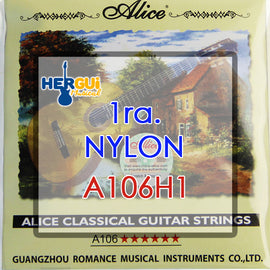 CUERDA SUELTA 1ra. NYLON ALTA TENSION  ALICE   A106H1 - herguimusical