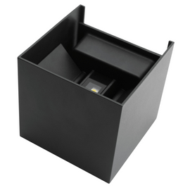 LUMINARIA PARED BLANCO FRIO 6W, CUBO DOBLE  ARTLITE   ADE-020 - Hergui Musical