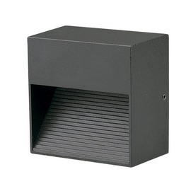 LUMINARIA LED CORTESIA SP CUADRADA NEGRA EXTERIOR 3W BLANCO CALIDO  ARTLITE   ADE-402 - herguimusical