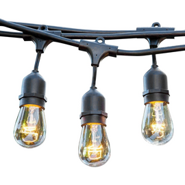 EXTENSIÓN DECORATIVA 9.6M NEGRA PARA 12 LAMPARAS E26  ARTLITE   ADE-501 - herguimusical