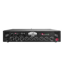 AMPLIFICADOR/ MEZCLADOR DE PERIFONEO 50w RMS, LÍNEA 70v / 100v, REPRODUCTOR BLUETOOTH,   RADSON   AR500 - Hergui Musical