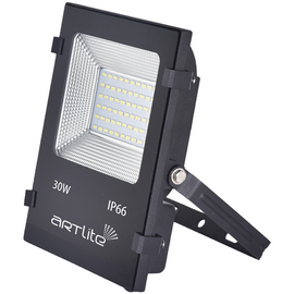 REFLECTOR LED SMD CUADRADO SLIM 30W BLANCO CALIDO  ARTLITE   ARE-004 - herguimusical