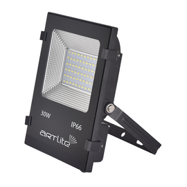 REFLECTOR LED SMD 12-24VCD CUADRADO SLIM 30W BLANCO FRIO  ARTLITE   ARE-013 - herguimusical