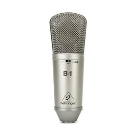 Micrófono de condensador BEHRINGER de gran diafragma dorado de 1" para estudio de grabación, calidad de audio sin igual  B-1 - Hergui Musical