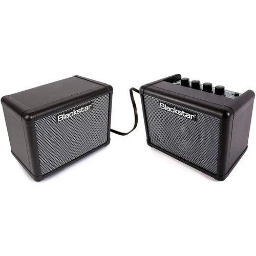Paquete de combo y bafle para bajo, incluye un amplificador FLY 3 para bajo con potencia de 3 watts y un altavoz de 3 pulgadas  BLACKSTAR  FLY-BASS-PACK - Hergui Musical