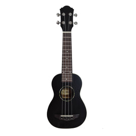 UKULELE 21" TOP AND SIDE NEGRO  CAMPERO   C-UK-21BK - herguimusical