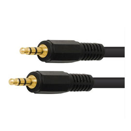 CABLE DE PLUG 3.5mm MACHO A PLUG 3.5mm  MACHO 1.80m   CA-132G - herguimusical