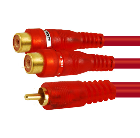 Cable Estéreo RCA De 50 Cm - Conexión Rojo Y Blanco, Ideal Para Audio De Corta Distancia