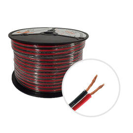 CABLE X METRO BICOLOR POLARIZADO CRISTAL CAL. 12  ROMMS   CAS-2X12C - herguimusical