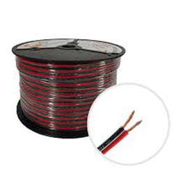 CABLE X METRO BICOLOR POLARIZADO CRISTAL CAL. 22  ROMMS   CAS-2X22C - herguimusical
