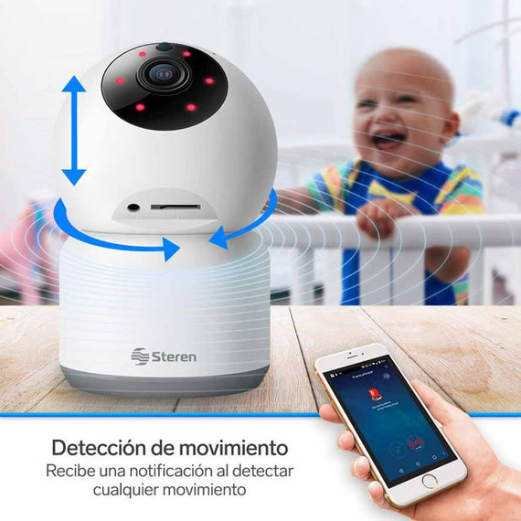 SCTEWELL Cámara WiFi 720P Detección de movimiento de video, cámara de  vigilancia Cámara de empuje CCTV Cámara IP para coche y niños