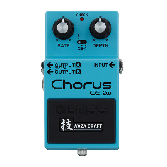 PEDAL CHORUS WAZA CRAFT DE EFECTOS PARA GUITARRA  BOSS   CE-2W - herguimusical