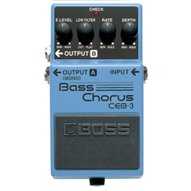 PEDAL DE EFECTO COMPACTO "BASS CHORUS"  BOSS   CEB-3 - herguimusical