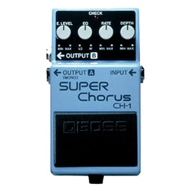 PEDAL DE EFECTO COMPACTO "SUPER CHORUS"  BOSS   CH-1 - herguimusical