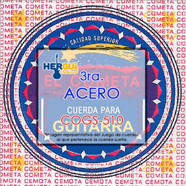 CUERDA 3ra. DE ACERO EL COMETA 510 - herguimusical