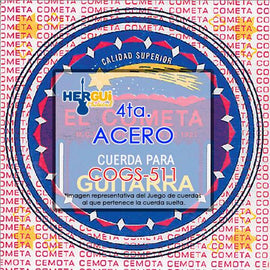 CUERDA 4ta. DE ACERO EL COMETA  511 - herguimusical
