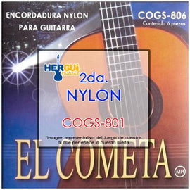 CUERDA 2DA NYLON EL COMETA 801C - herguimusical