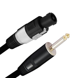 CABLE DE 1 PLUG SPEAKON A PLUG 6.3 MONO 15m  HARDEN        CPH-72 - Hergui Musical