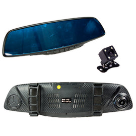 KIT DE CÁMARAS DVR FRONTAL E INTERIOR C/ ESPEJO  ROMMS   CREV-06 - herguimusical