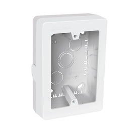 CAJA DE CONTACTO PARA CANALETAS 3"X5" BLANCA  VOLTECK   CRU-3X5 - Hergui Musical