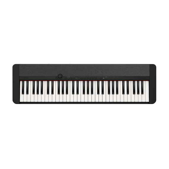 Teclado portátil de 61 teclas  CASIO, color negro, sensibilidad al tacto, fuente de sonido AiX  CT-S1-BK - Hergui Musical