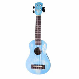 UKULELE SOPRANO TOP AND SIDE, VINTAGE AZUL  CAMPERO   C-UK-21BLV - Hergui Musical