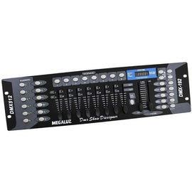 CONTROLADOR DMX 8 FADERS 192 CANALES  MEGALUZ   D08001 - herguimusical