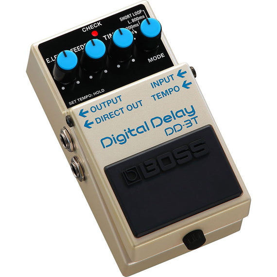 Pedal BOSS Compacto Digital Delay 3 con Tap Tempo y subdivisiones  DD-3T - Hergui Musical