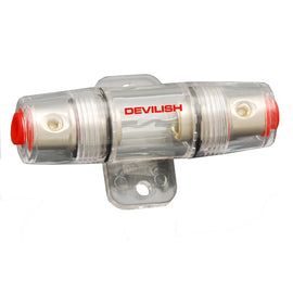 Distribuidor de poder niquel-oro 1 fusible AGU  DEVILISH   DFD-1DC - Hergui Musical
