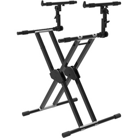 SOPORTE PARA TECLADO O PIANO DIGITAL, DOBLE REFUERZO, IDEAL PARA TECLADOS Y PIANOS DIGITALES GRANDES, TUBOS DE ACERO DE ALTA CALIDAD, UNIONES DE ALUMINIO FUNDIDO, N  PROEL   DHKS52 - herguimusical