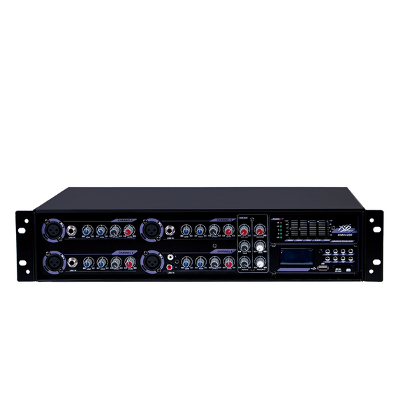CONSOLA DE 4 CANALES TIPO RACK C/ ENTRADA USB/BLUETOOTH XSS DMX-4200 ...