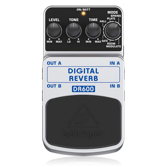 PEDAL BEHRINGER DIGITAL REVERB   DR600 - Hergui Musical
