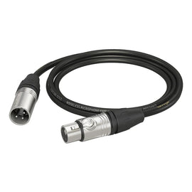 Cable de micrófono Gold Performance de 1.5 metros con conectores XLR, libre de oxígeno para mayor respuesta y dinámica, optimizado para micrófonos e instrumentos musicales  BEHRINGER   GMC-150 - Hergui Musical