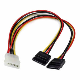 CABLE DIVISOR DE ALIMENTACION DE 1 TIPO MOLEX A 2 SATA   RADOX   700-115 - Hergui Musical