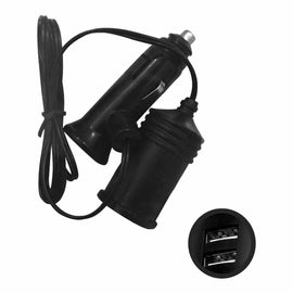 ADAPTADOR DE AUTOMOVIL DE ENCENDEDOR PARA CIGARRILLO 2 PUERTOS USB  RADOX  130-225 - Hergui Musical