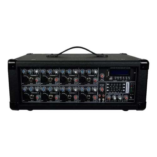 Consola Amplificada 8 canales  AUDIOBAHN  APM8300I - Hergui Musical