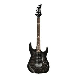 GUITARRA ELECTRICA IBANEZ ''GIO RG''AMBAR TRANSPARENTE SOMBREADO NEGRO  GRX70QA-SB - Hergui Musical