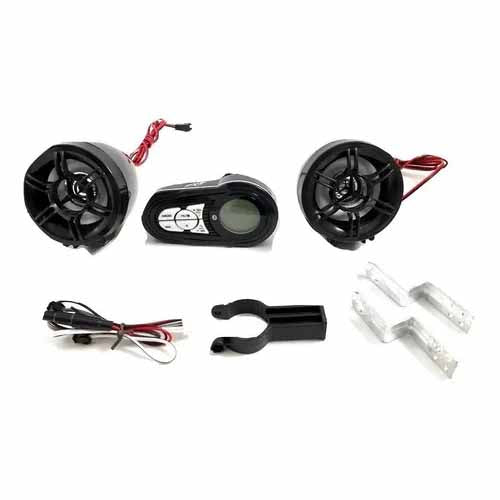 AMPLIFICADOR CON BLUETOOTH CON BOCINAS PARA MOTO  RADOX   010-055 - Hergui Musical