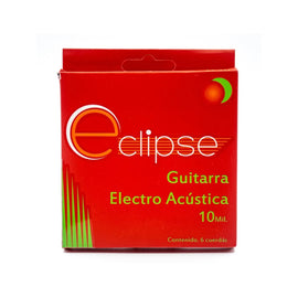 JGO. DE CUERDAS DE ACERO P/ GUITARRA ELECTROACUSTICA  ECLIPSE  EA-6D - Hergui Musical