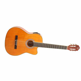 Guitarra electroacústica, color amarilla  SYMPHONIC   EC3920CE-YW - Hergui Musical
