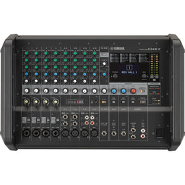 MEZCLADORA CON AMPLIFICADOR INTEGRADO 12 CH. 500WX2  YAMAHA   EMX7 - herguimusical