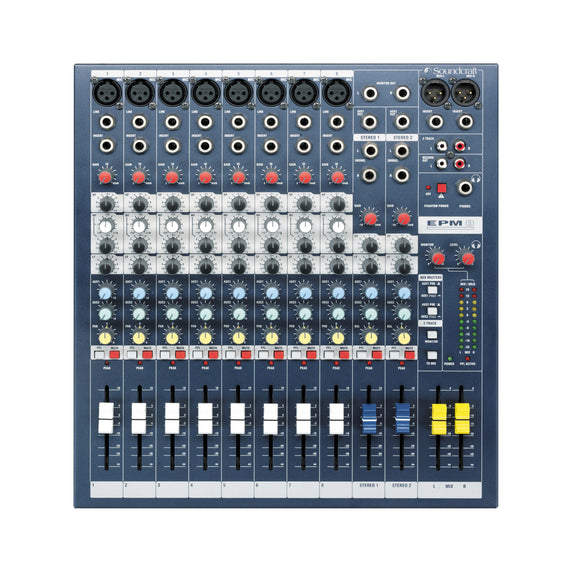 MEZCLADORA PASIVA SOUNDCRAFT 8 CANALES DIRECTOS 4 COMPARTIDOS  EPM8   RW-5735US - Hergui Musical