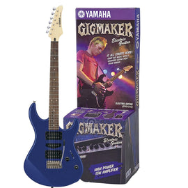 PAQUETE DE GUITARRA ELÉCTRICA YAMAHA, AMPLIFICADOR Y ACCESORIOS, HUMX2, SINGLE X1 COLOR AZUL METALICO  YAMAHA   ERG121GPIIMTU2 - Hergui Musical