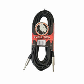 CABLE PLUG A PLUG MACHO-MACHO 6m EVOLUTION  PBK   EVPP-6R - herguimusical